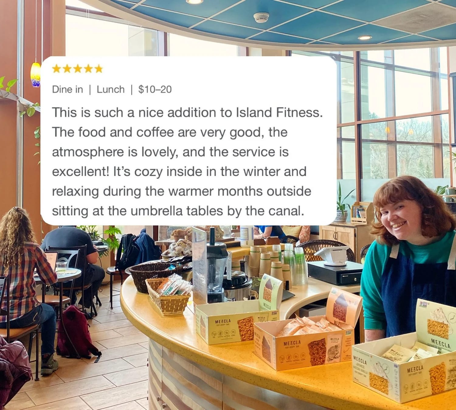 Fresh, wholesome food at The Waterfront Cafe